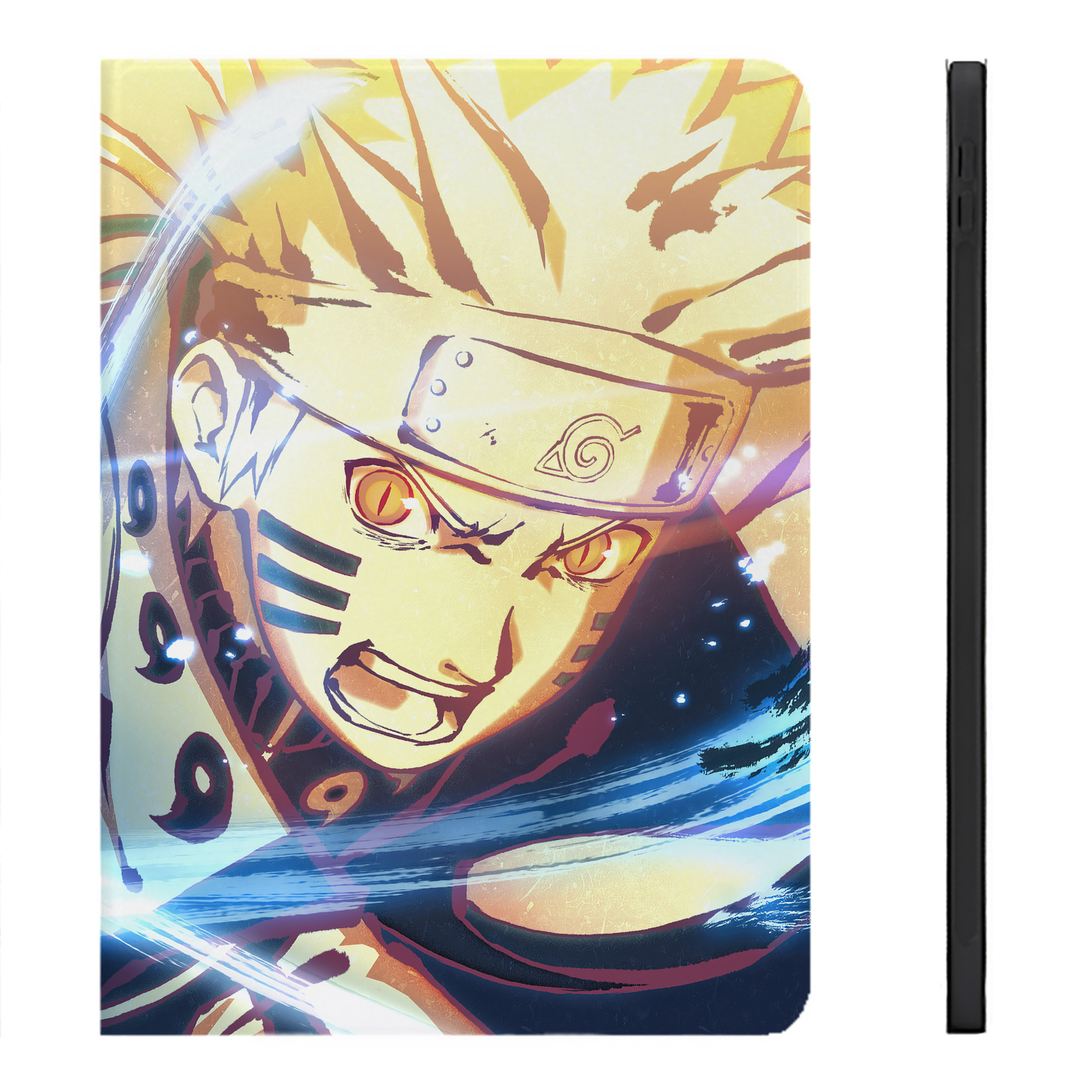 （画像用） NARUTO -ナルト- NARUTO -ナルト- 疾風伝 IPadケース ペンホルダー付き ブックスタイルデザイン